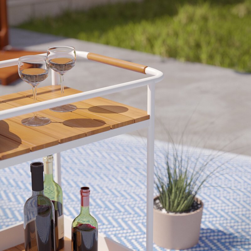 Flemington Outdoor Bar Cart - Outdoor Furniture Zone