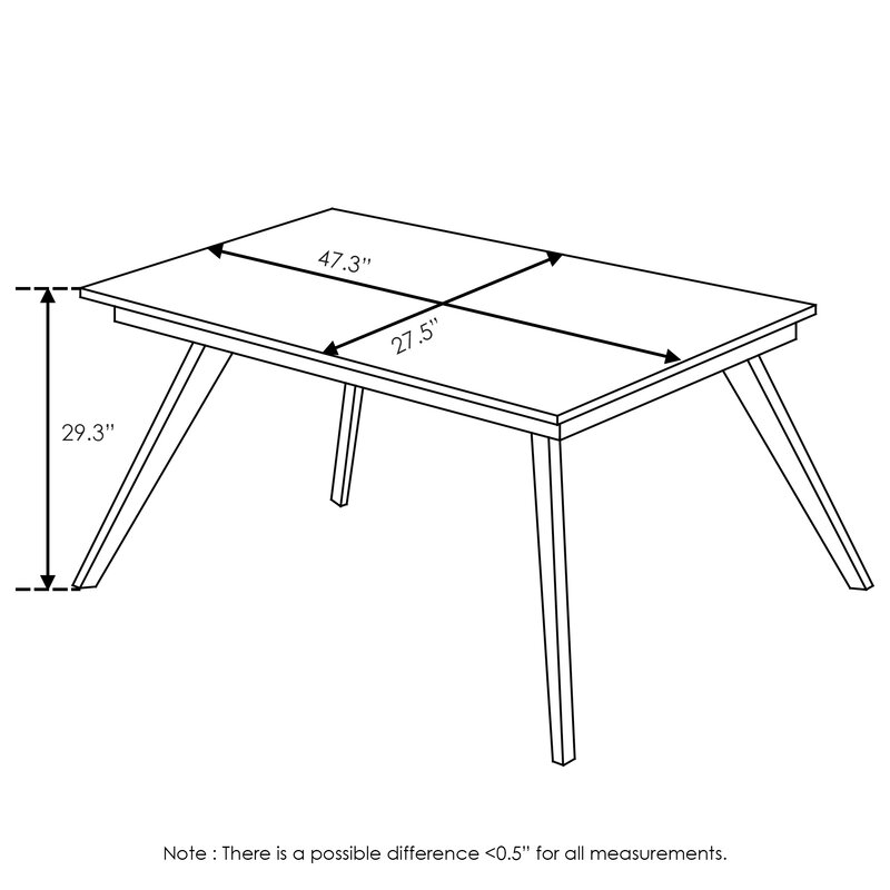 Paladina Hasibe Wood Outdoor Dining Table - Outdoor Furniture Zone